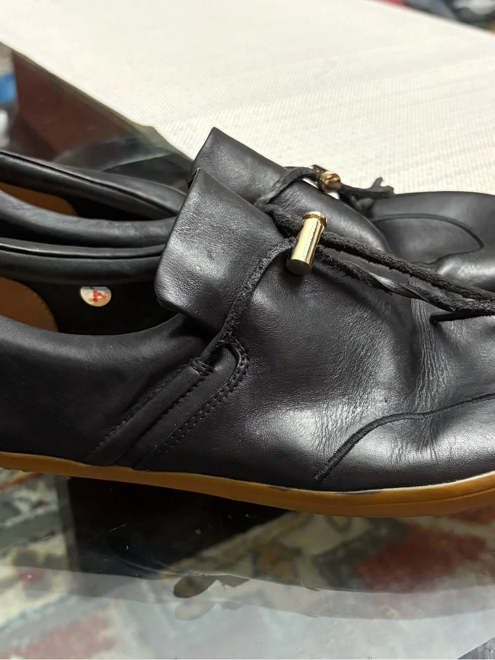 Vivo Barefoot Women's black  Loafers with Tassel Detail size42 /11US